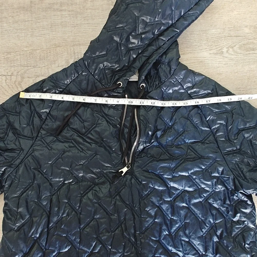 Nike Lab Essentials Insulated Short‎ Sleeve Hoodie Puffer Pullover Blue 916368 S - Picture 16 of 16